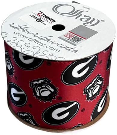 Georgia Bulldogs 2.5" NCAA Ribbon