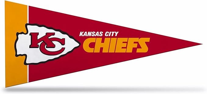 Kansas City Chiefs, Mini Pennants Pack, Licensed by Rico