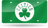 Boston Celtics, Laser Inlaid Metal License Plate Tag, Licensed by Rico