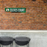 Boston Celtics, Plastic 4" x 16" Street Sign, Licensed by Rico