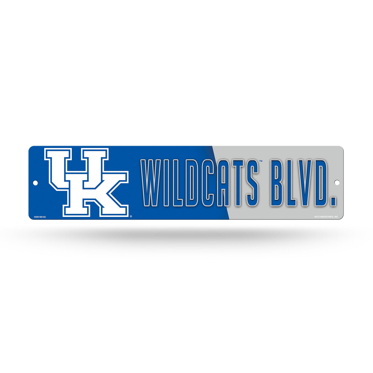 Kentucky Wildcats, HSN Street Sign (Plastic), Licensed by Rico