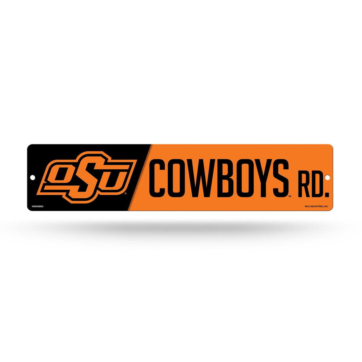 Oklahoma State Cowboys, HSN Street Sign (Plastic), Licensed by Rico