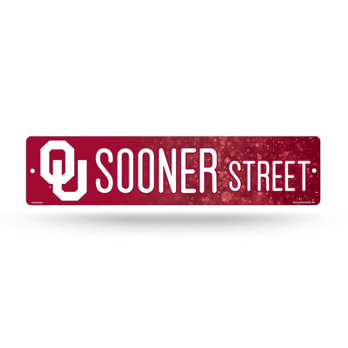 Oklahoma Sooners, HSN Street Sign (Plastic), Licensed by Rico