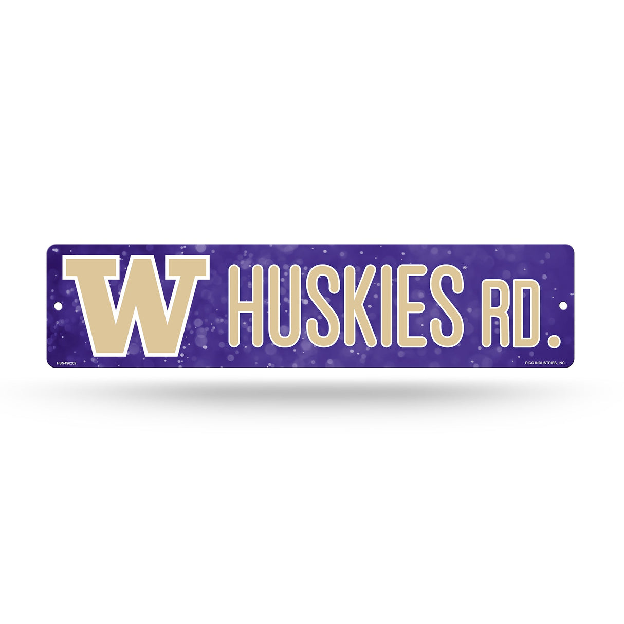 Washington Huskies, HSN Street Sign (Plastic), Licensed by Rico