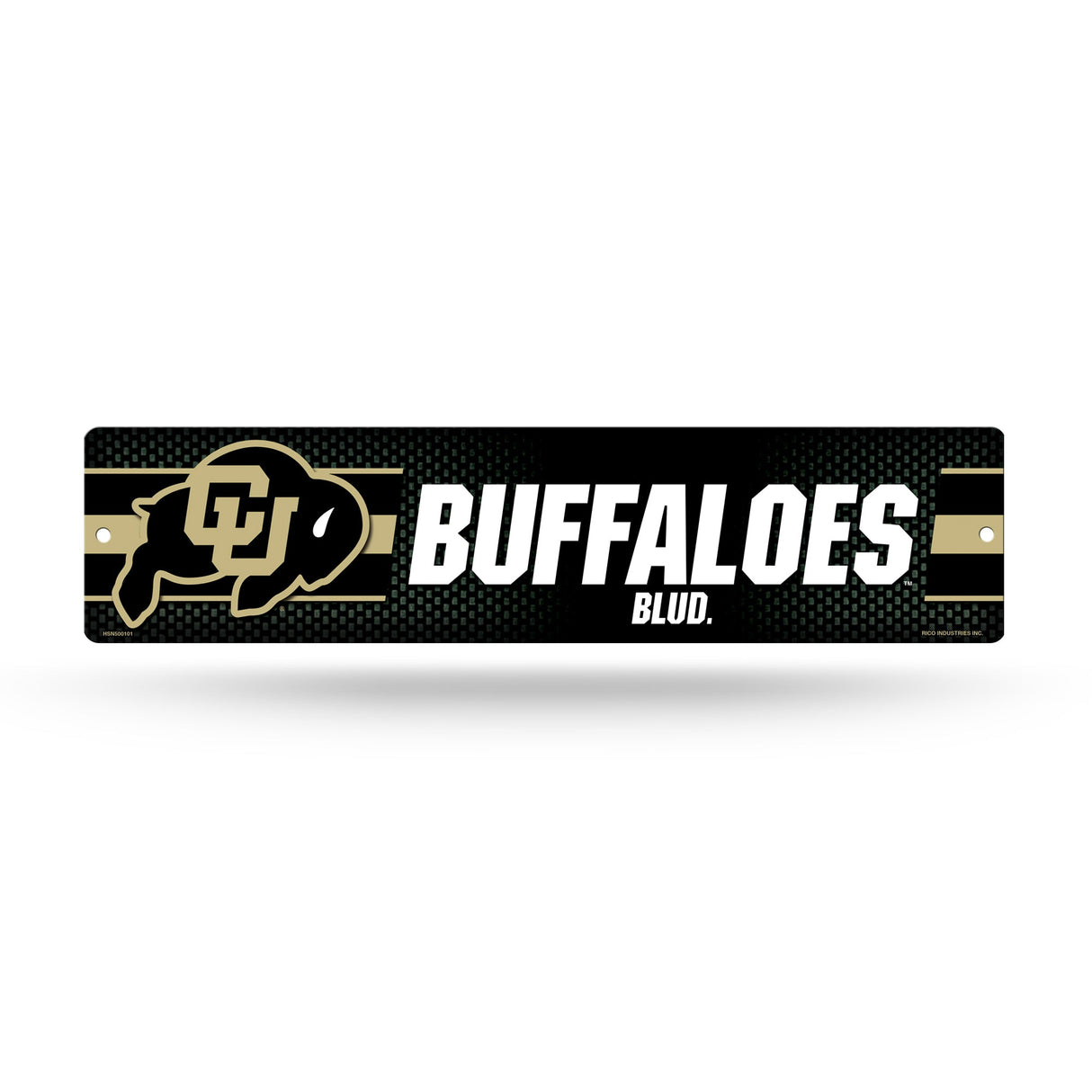 Colorado Buffaloes, HSN Street Sign (Plastic), Licensed by Rico