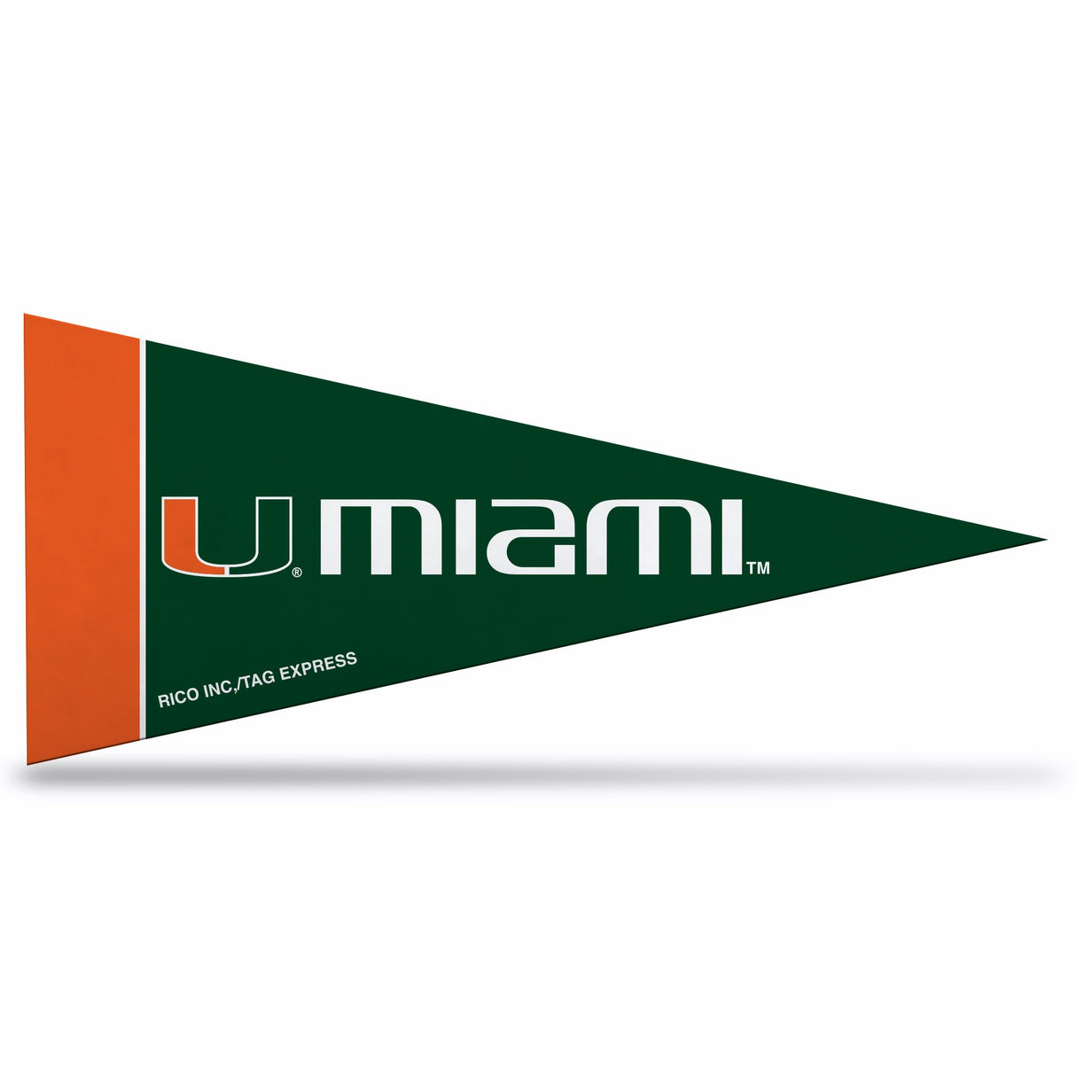 Miami Hurricanes, Mini Pennants Pack, Licensed by Rico