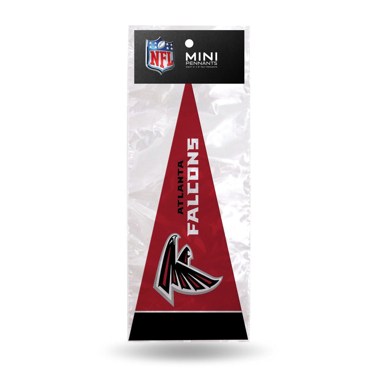 Atlanta Falcons, Mini Pennants Pack, Licensed by Rico