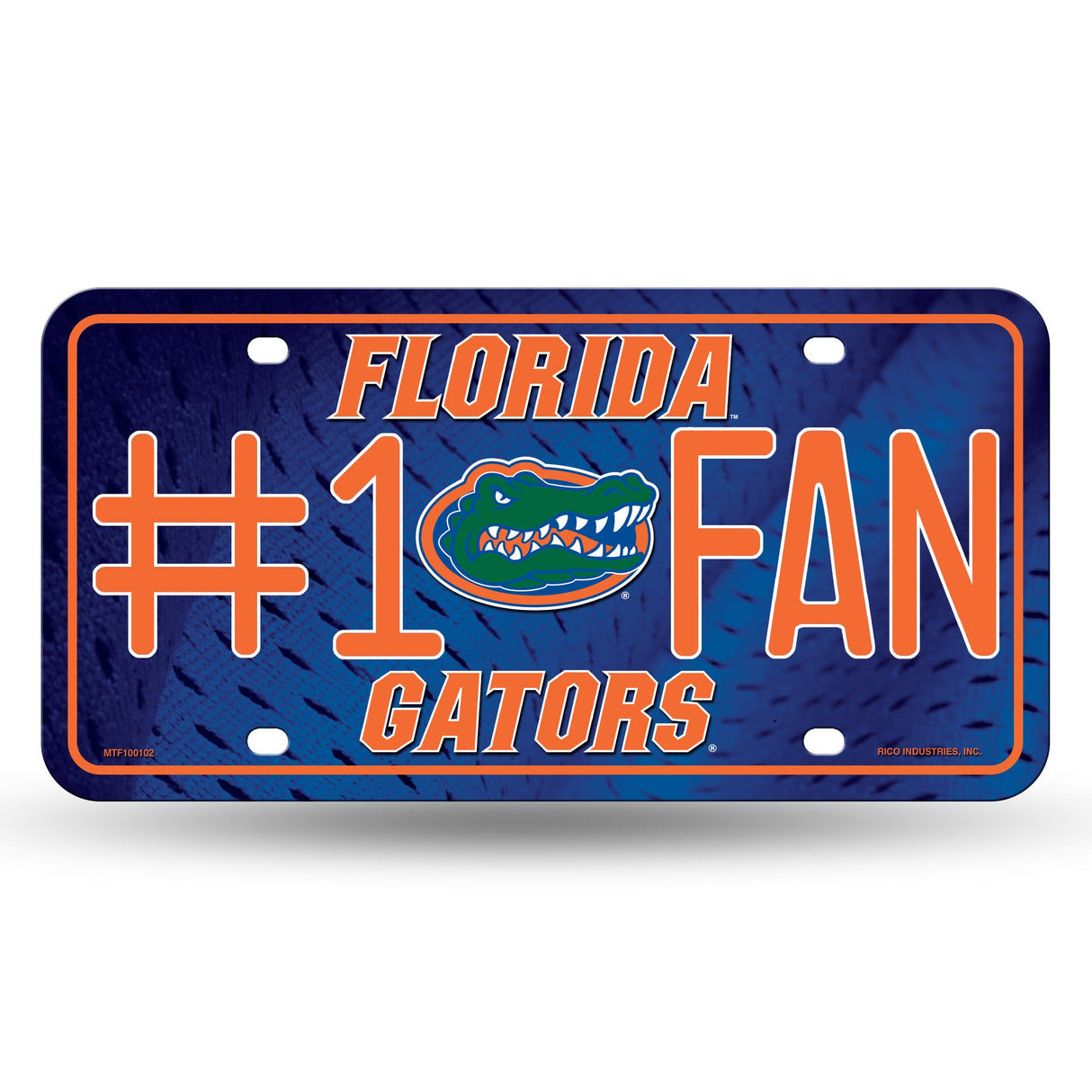 Florida Gators, MTF Metal Tag (#1 Fan), Licensed by Rico