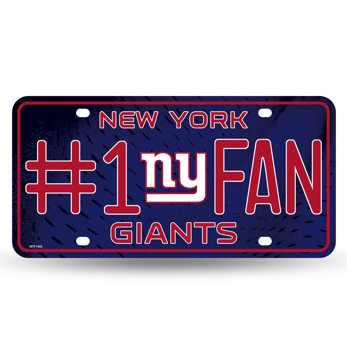 New York Giants, MTF Metal Tag (#1 Fan), Licensed by Rico