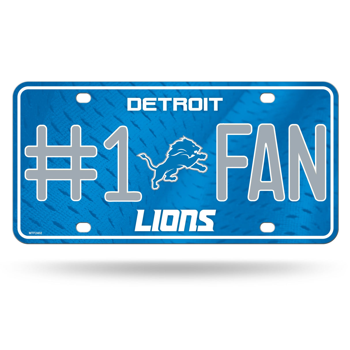 Detroit Lions, MTF Metal Tag (#1 Fan), Licensed by Rico