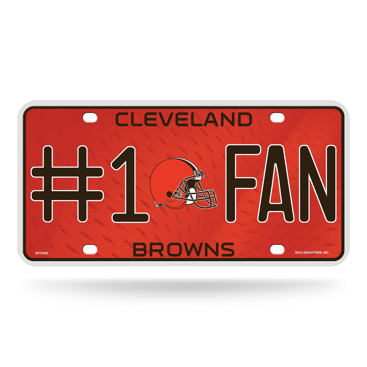 Cleveland Browns, MTF Metal Tag (#1 Fan), Licensed by Rico