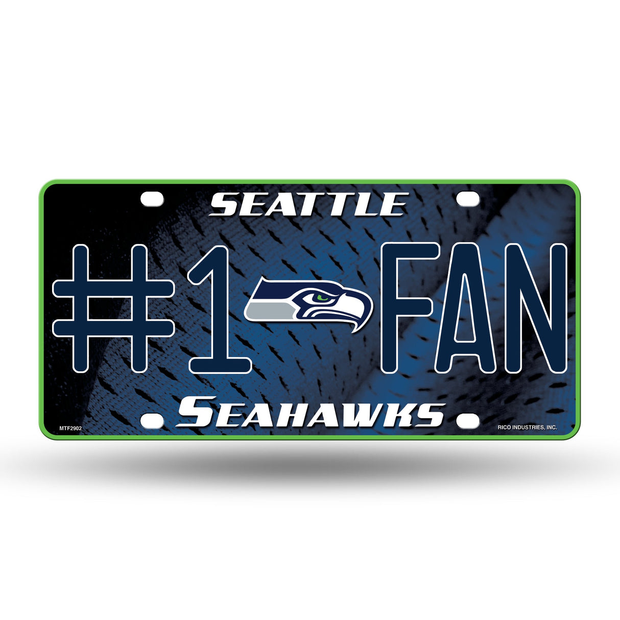 Seattle Seahawks, MTF Metal Tag (#1 Fan), Licensed by Rico