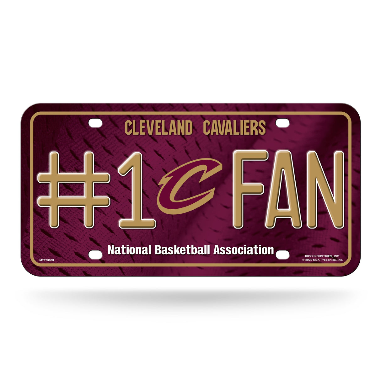 Cleveland Cavaliers, MTF Metal Tag (#1 Fan), Licensed by Rico