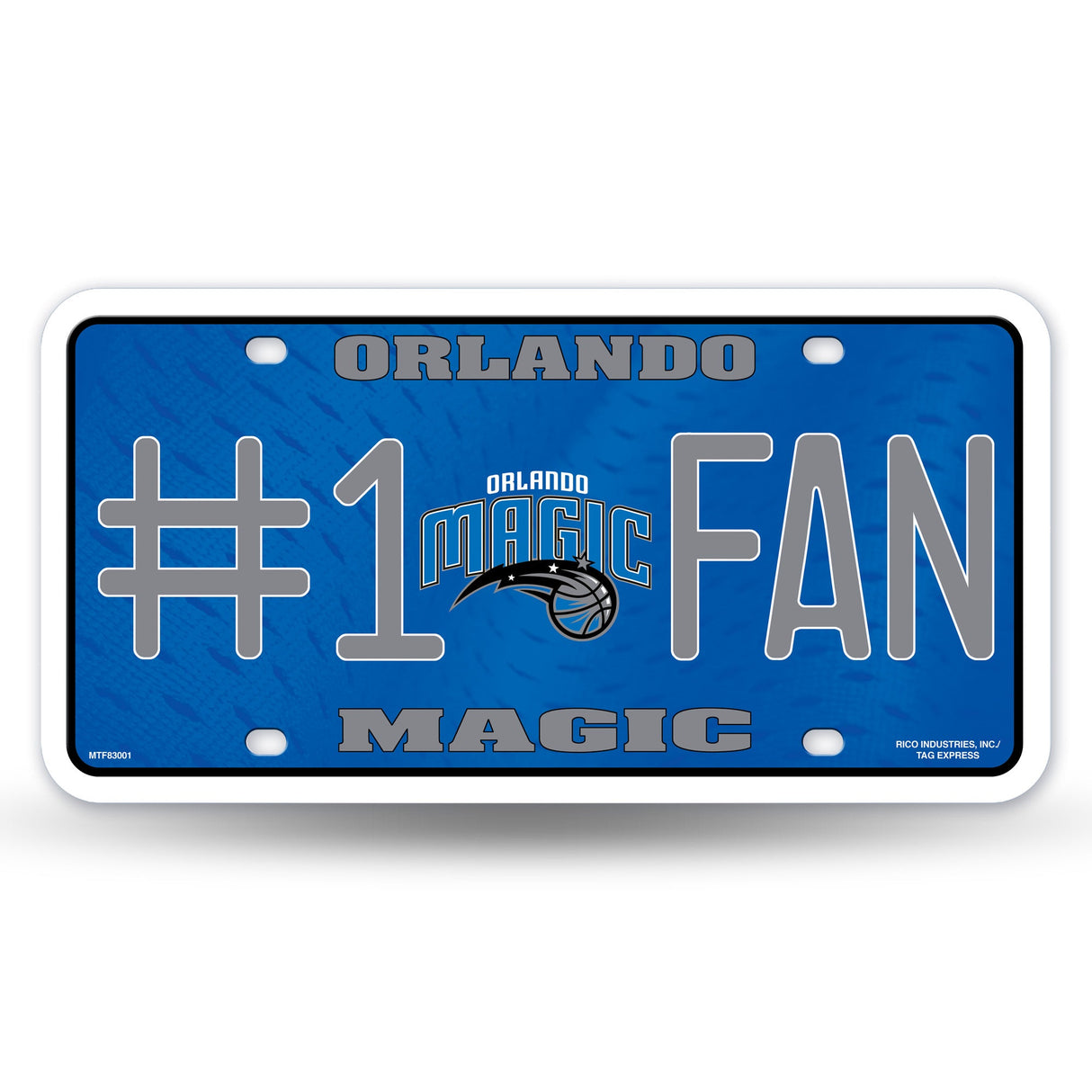 Orlando Magic, MTF Metal Tag (#1 Fan), Licensed by Rico