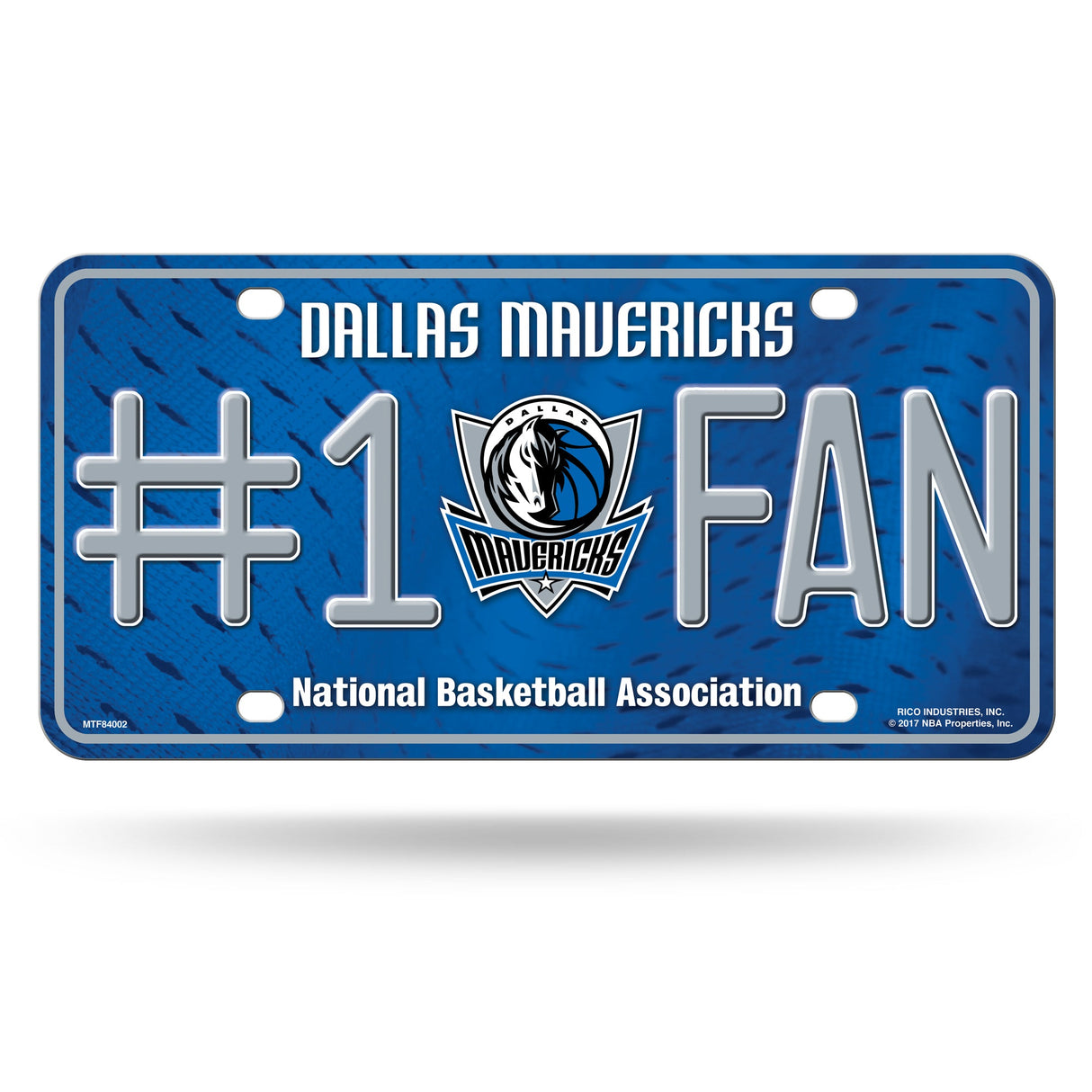 Dallas Mavericks, MTF Metal Tag (#1 Fan), Licensed by Rico