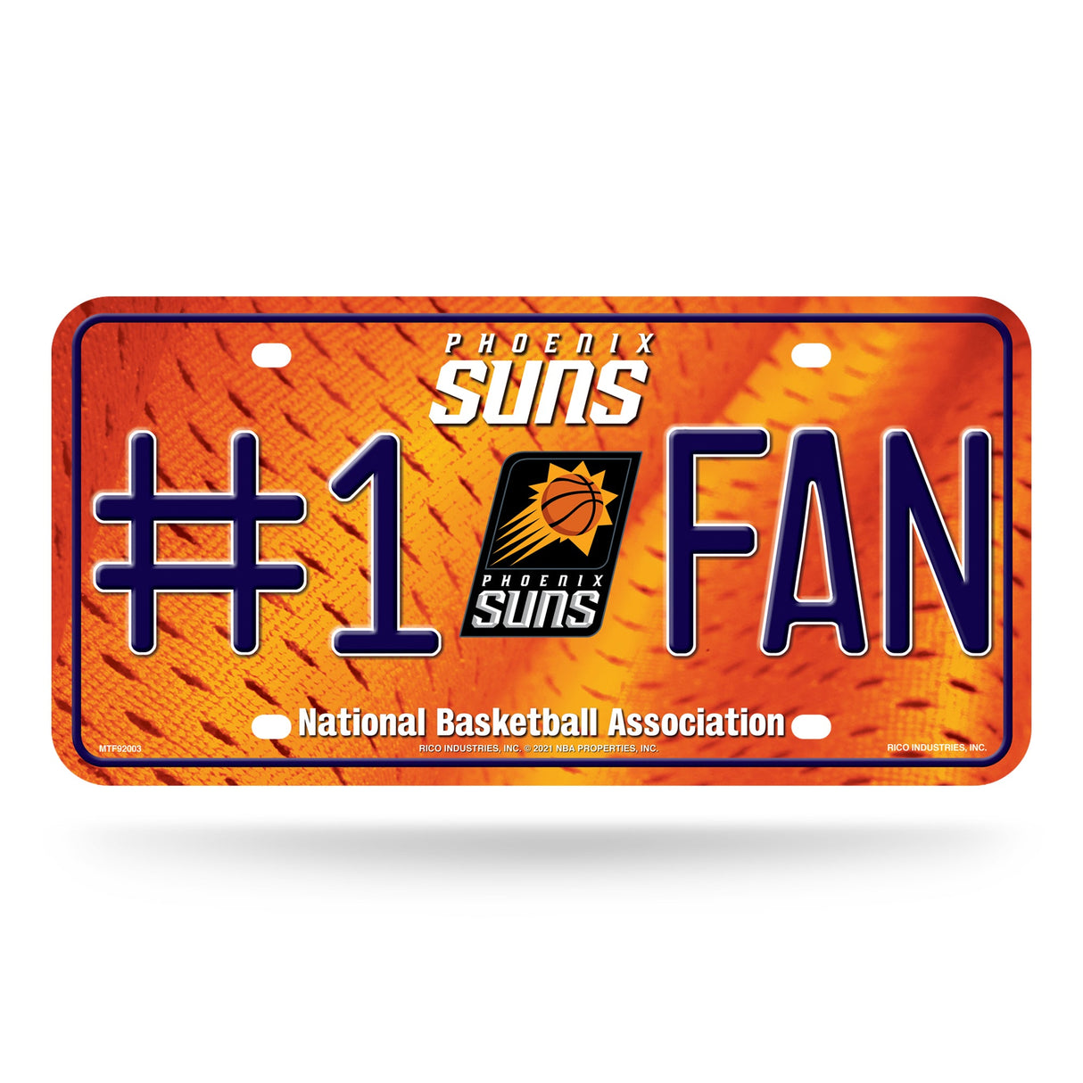 Phoenix Suns, MTF Metal Tag (#1 Fan), Licensed by Rico