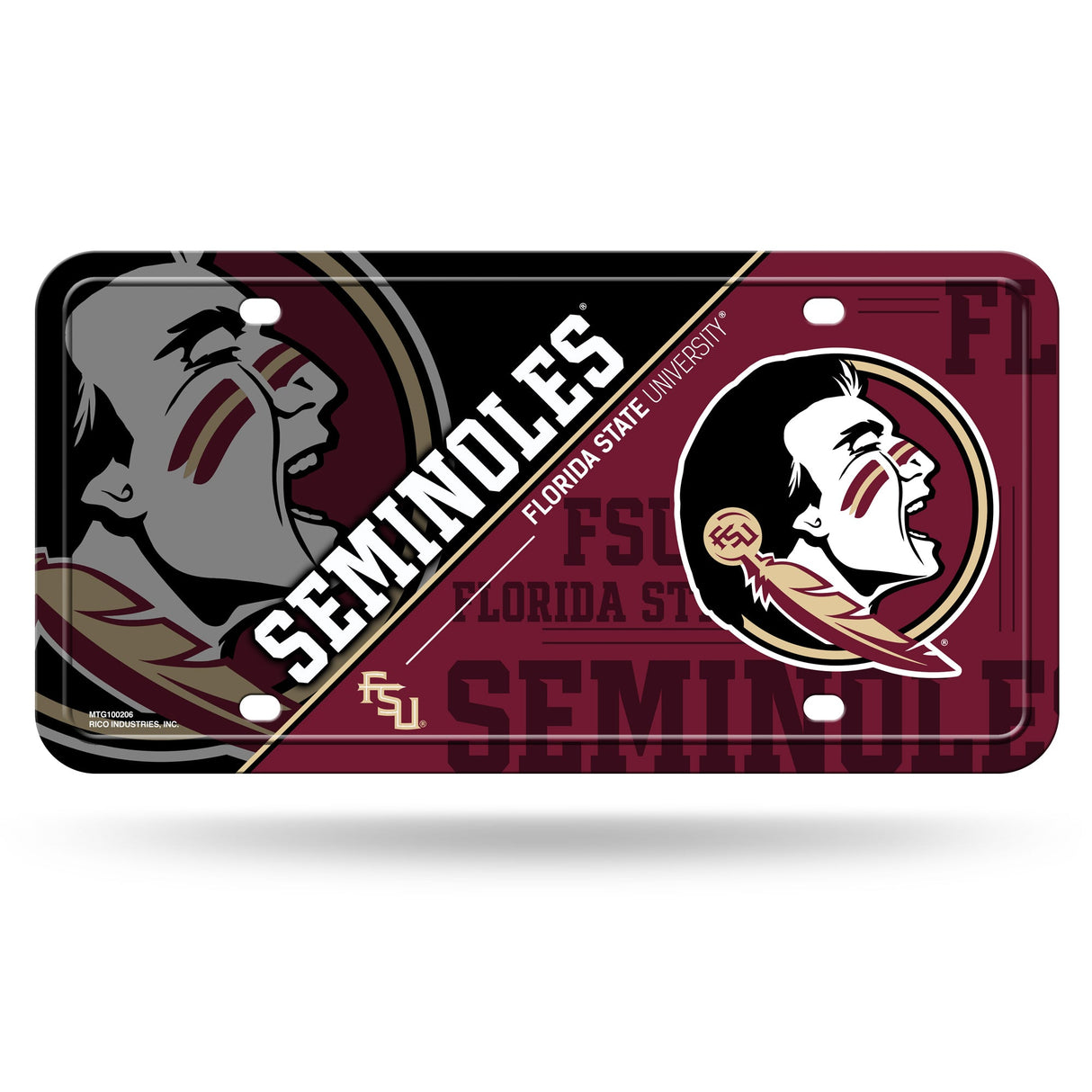 Florida State Seminoles, MTG Metal Tag, Licensed by Rico