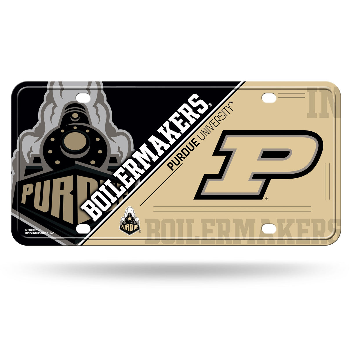 Purdue Boilermakers, MTG Metal Tag, Licensed by Rico