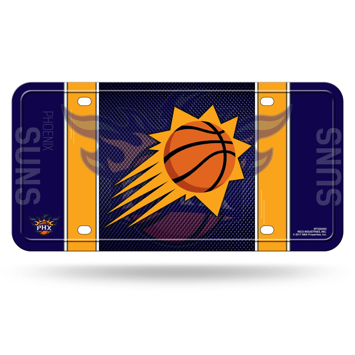 Phoenix Suns, MTG Metal Tag, Licensed by Rico