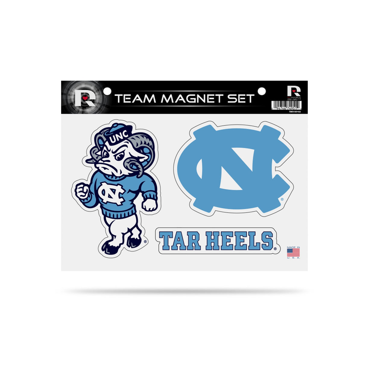 North Carolina Tar Heels, TMS Team Magnet Sheet, Licensed by Rico