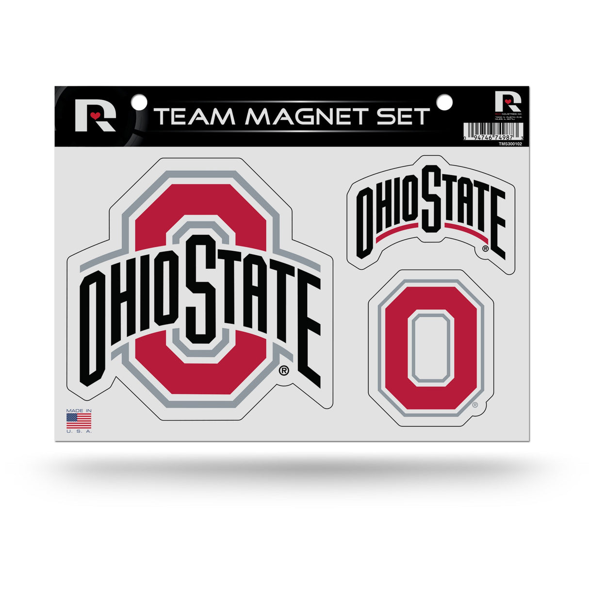 Ohio State Buckeyes, TMS Team Magnet Sheet, Licensed by Rico