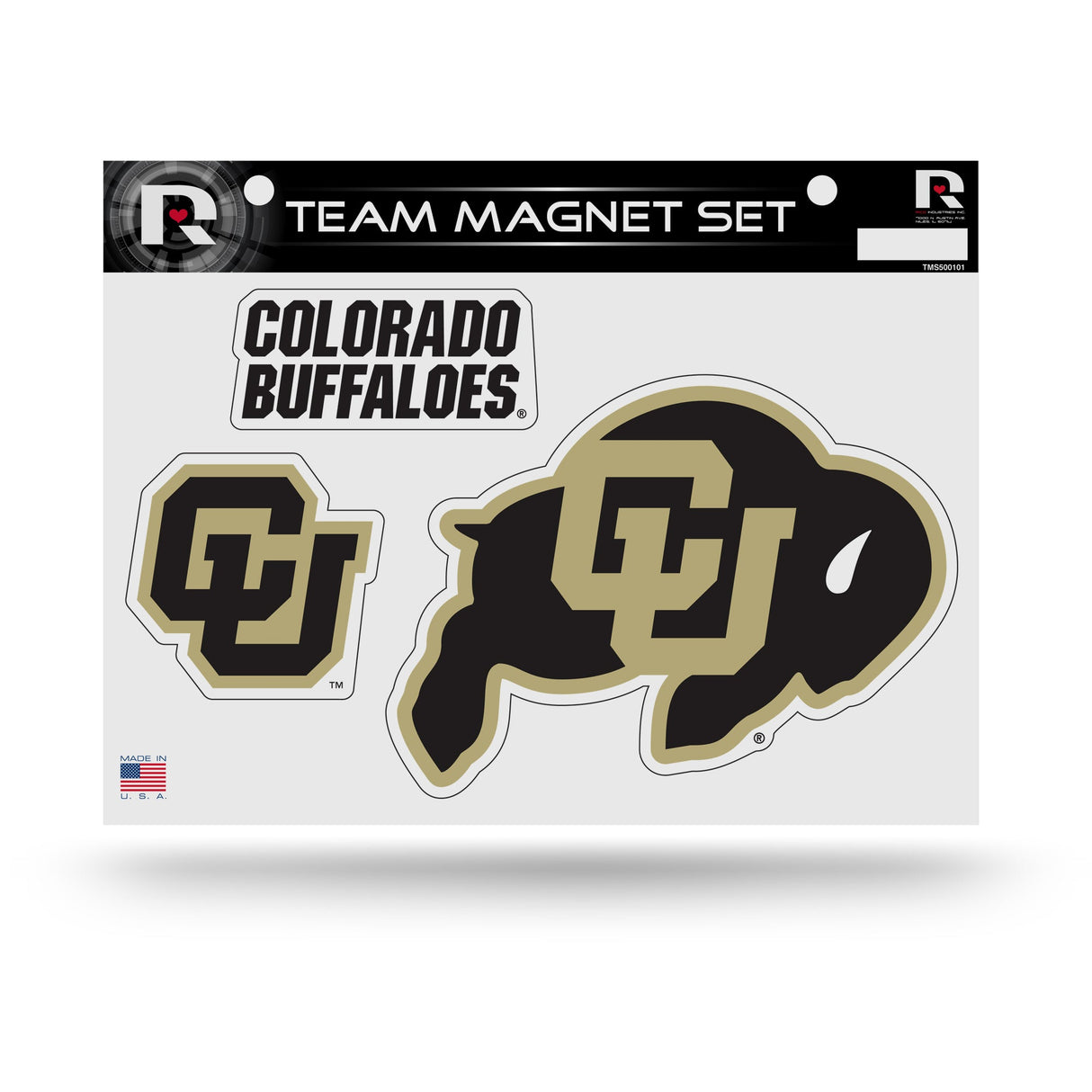 Colorado Buffaloes, TMS Team Magnet Sheet, Licensed by Rico