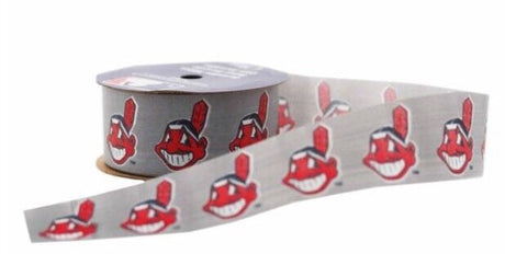 Cleveland Guardians (Old Logo) Ribbon - Licensed By Offray - Made In USA MLB Ribbon